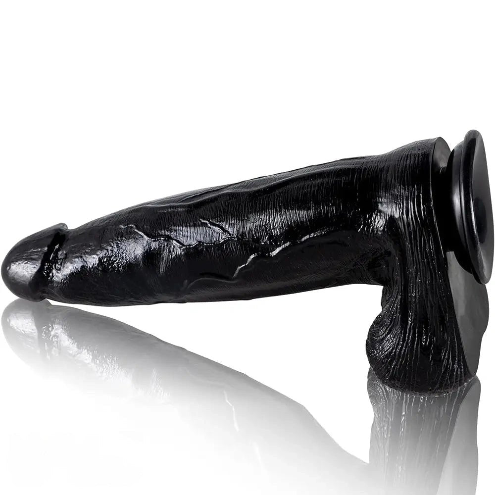 Veined realistic suction cup dildo, photo 5