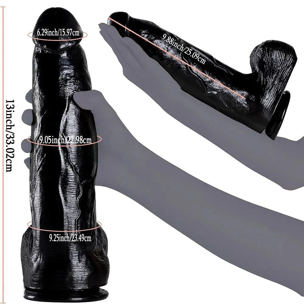 Veined realistic suction cup dildo, photo 8