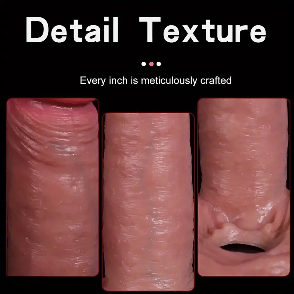 Flesh tone veined silicone realistic dildo, photo 9