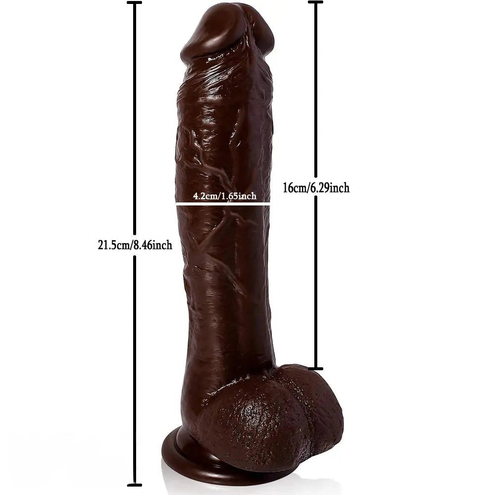 Veiny realistic pvc dildo, photo 12