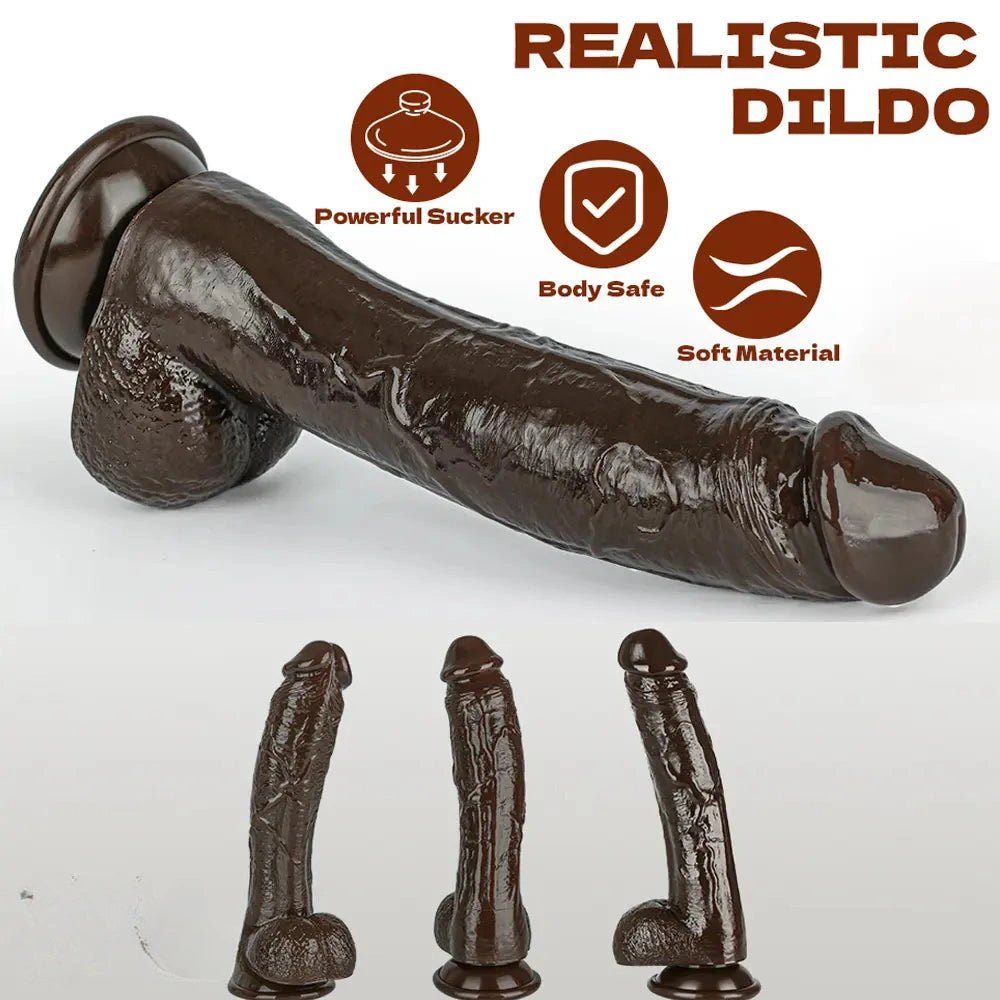 Veiny realistic pvc dildo, photo 9