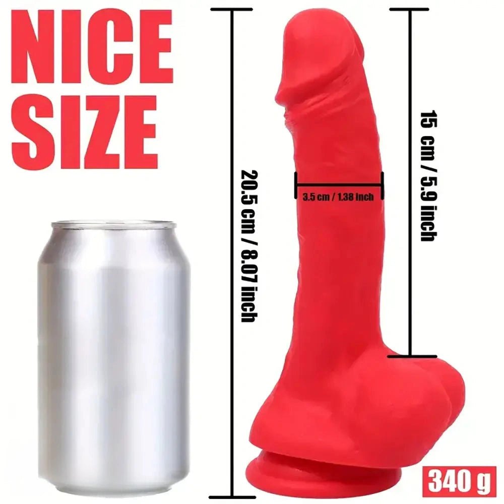 Veiny silicone realistic dildo, photo 11