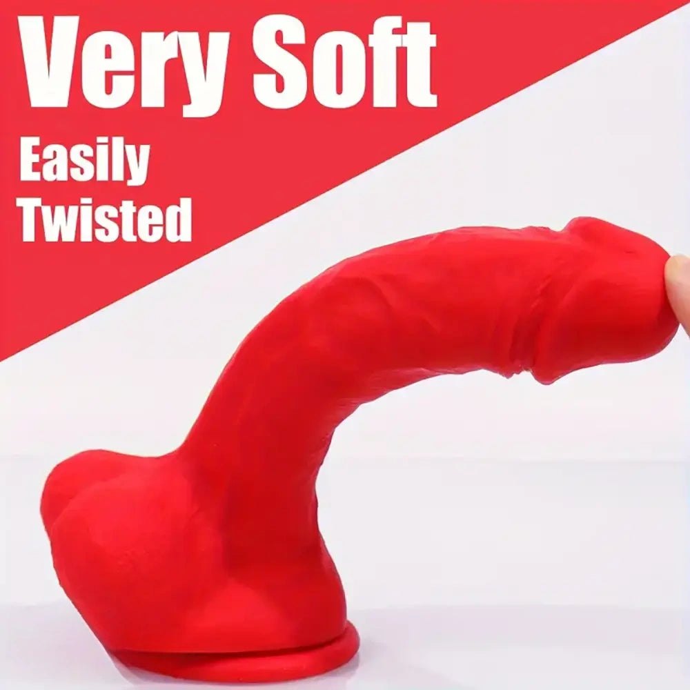 Veiny silicone realistic dildo, photo 2