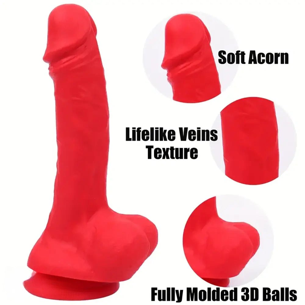 Veiny silicone realistic dildo, photo 3