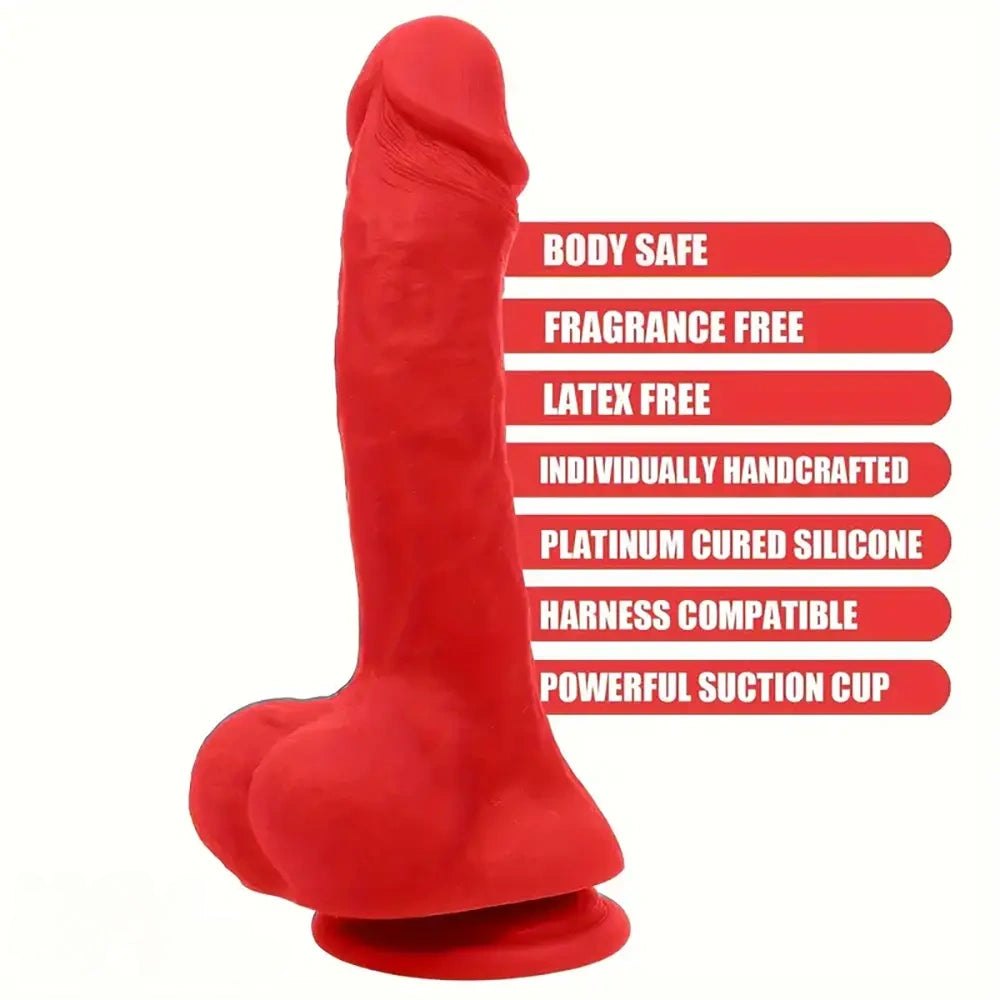 Veiny silicone realistic dildo, photo 4