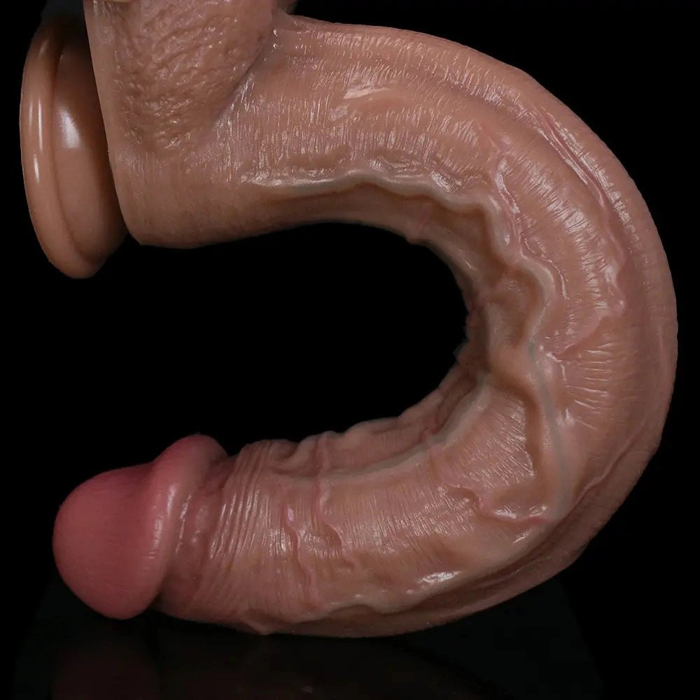 Veiny realistic silicone suction cup dildo, photo 5