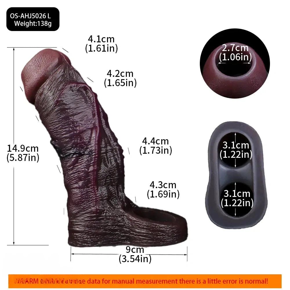 Coffee silicone realistic dildo, photo 7