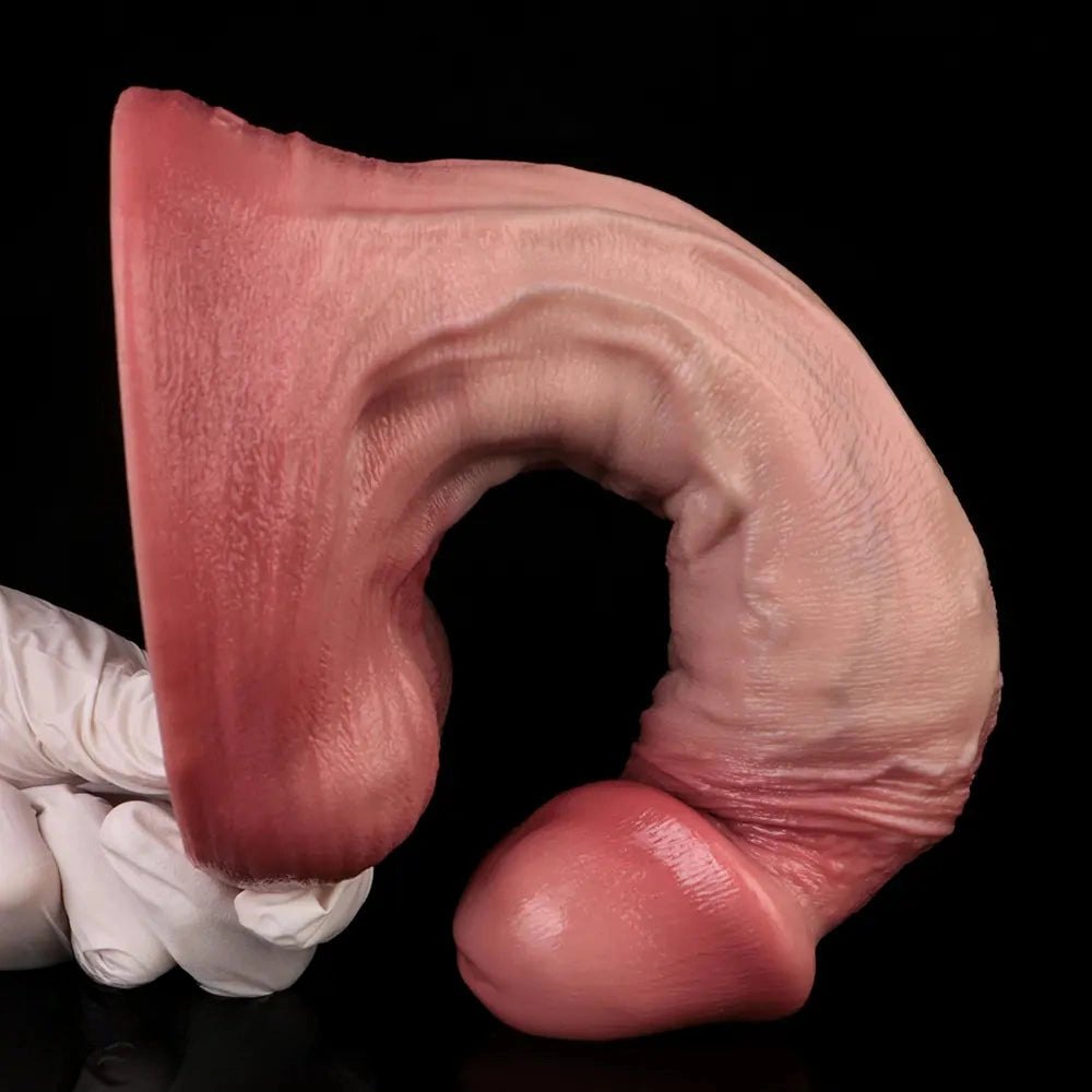 Flesh silicone suction cup dildo, photo 13