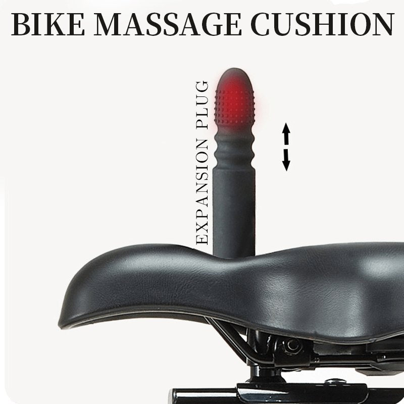 Black silicone bike saddle massager, photo 4