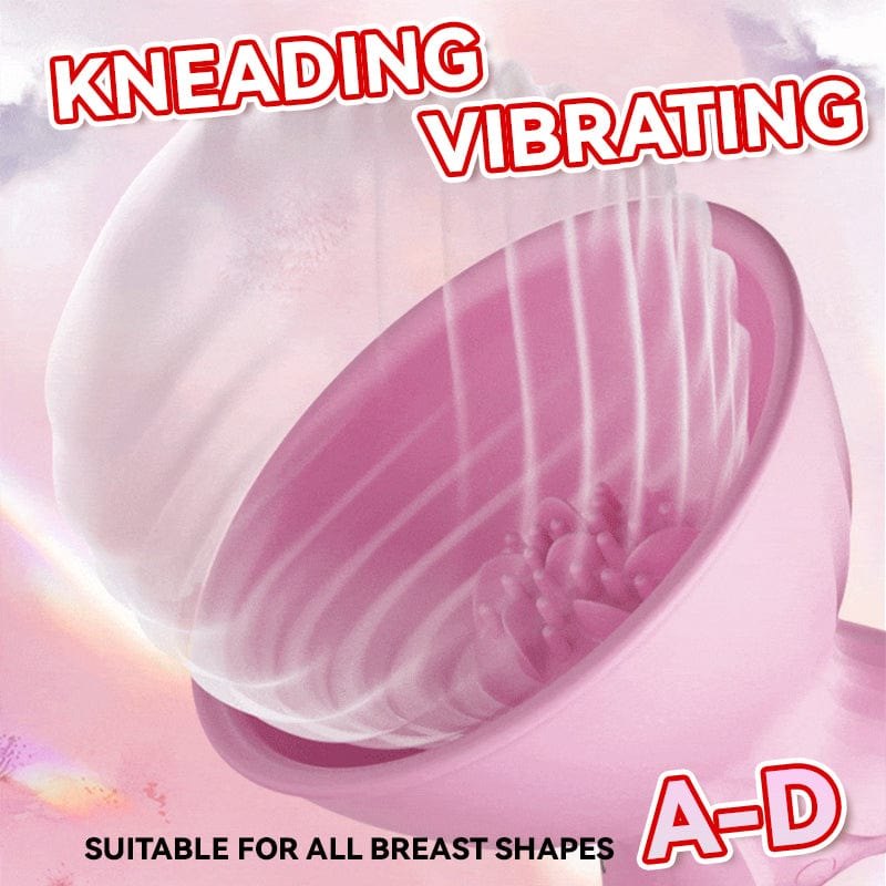 Pink vibrating breast massager cups with remote control, photo 4