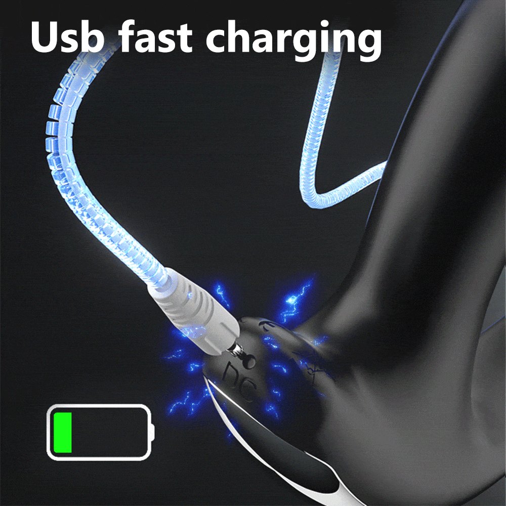 Black vibrating cock ring prostate massager, photo 10