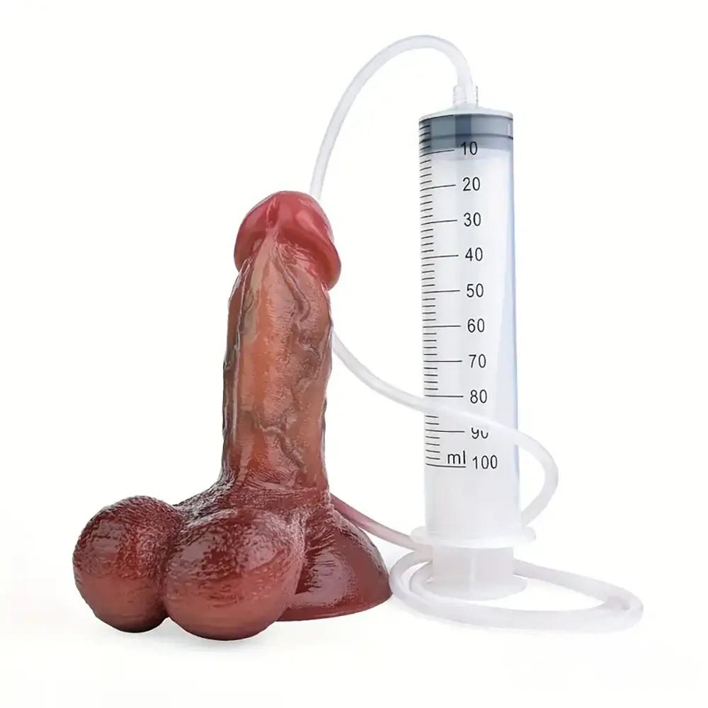 Flesh vibrating g-spot dildo, photo 4