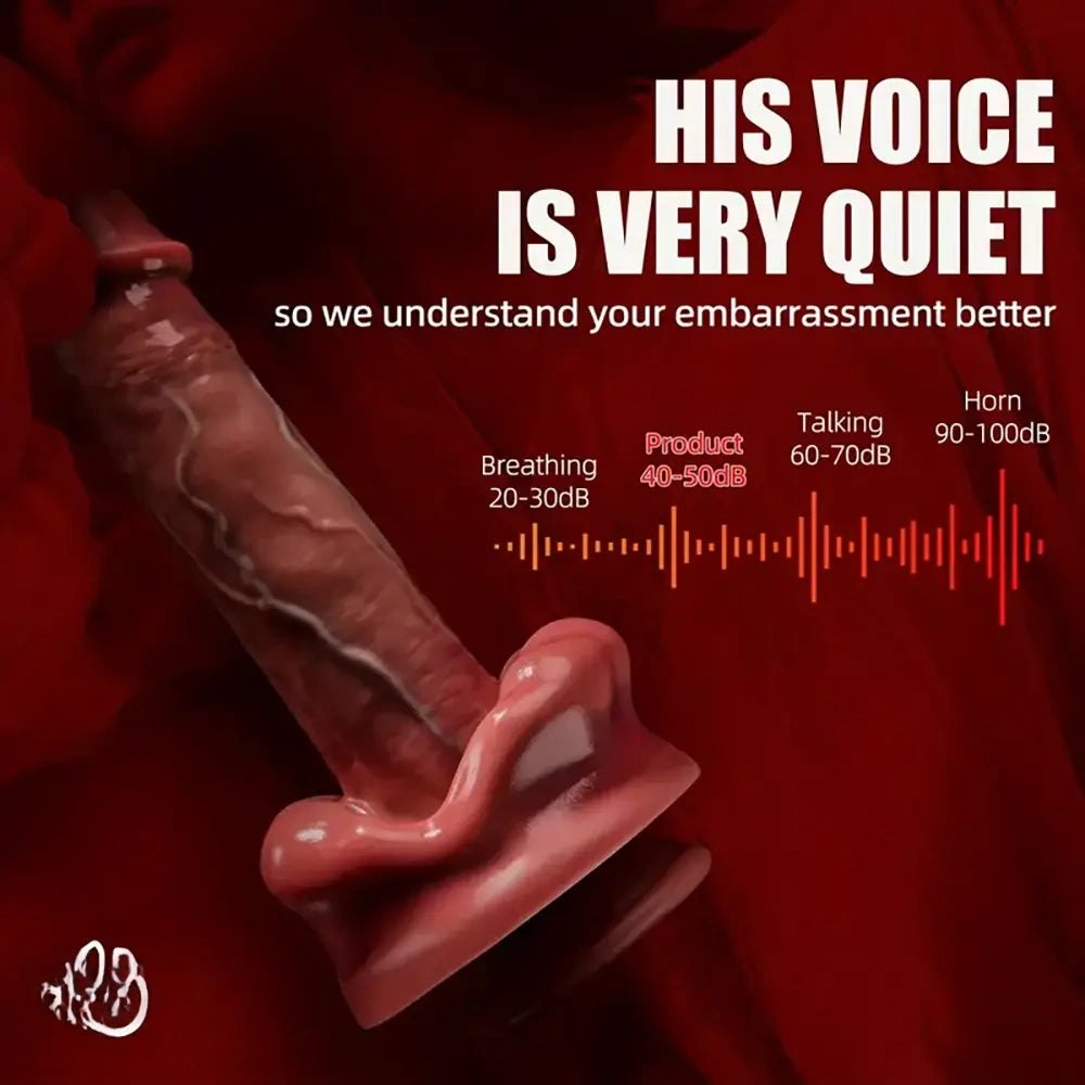 Flesh tone vibrating silicone dildo, photo 3