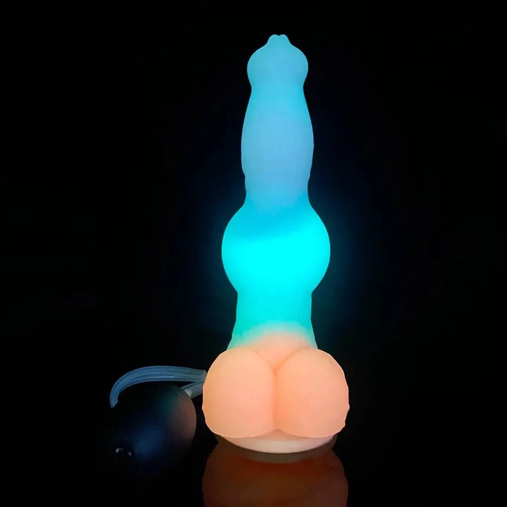 Mixed gradient vibrating knot dildo, photo 14