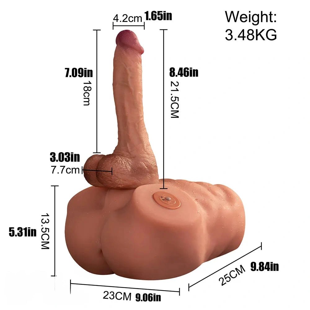 Flesh male torso masturbator, photo 11