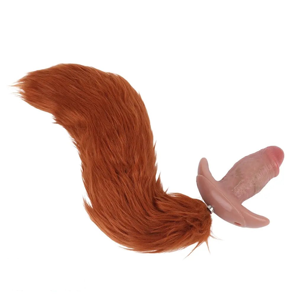 Flesh tone vibrating role play butt plug, photo 16