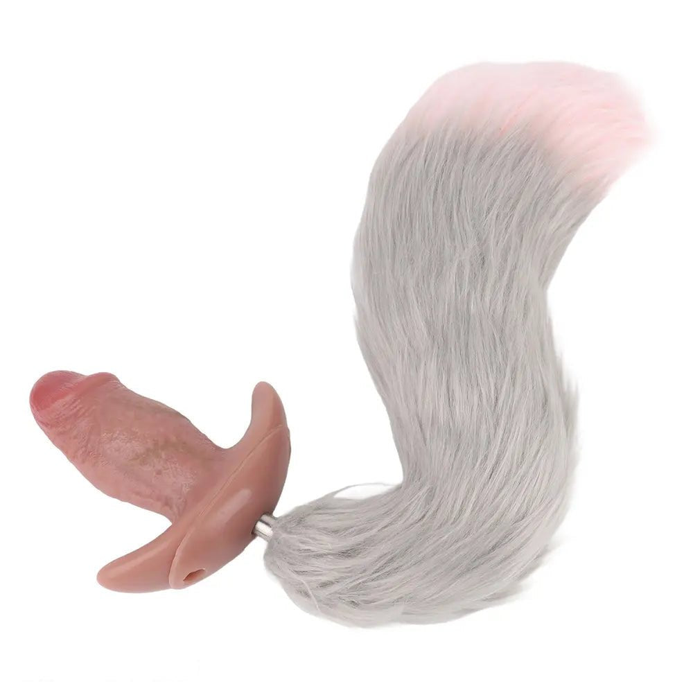 Flesh tone vibrating role play butt plug, photo 17
