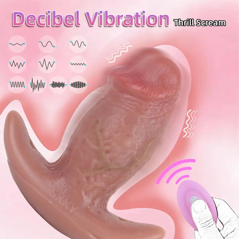Flesh tone vibrating role play butt plug, photo 2