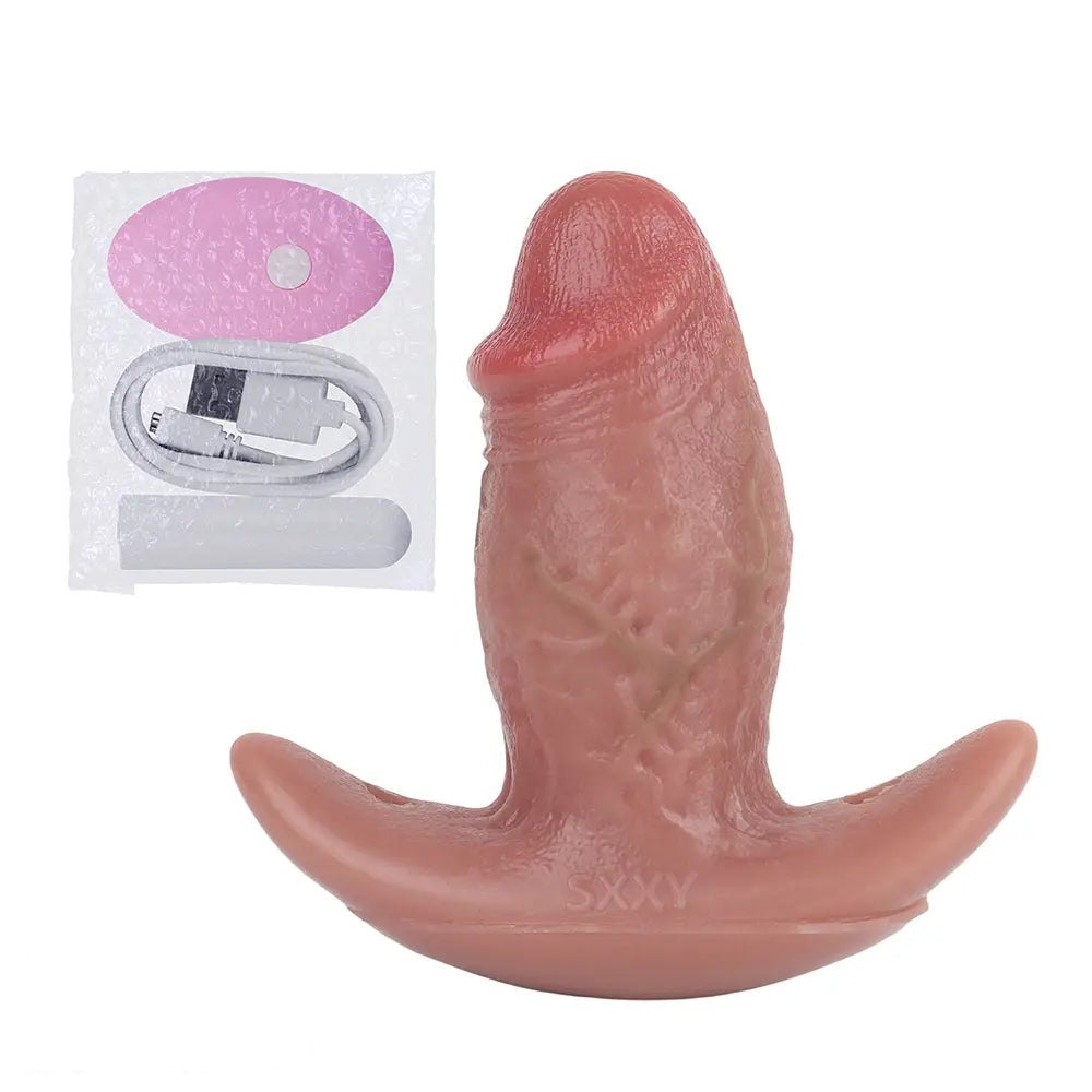 Flesh tone vibrating role play butt plug, photo 22