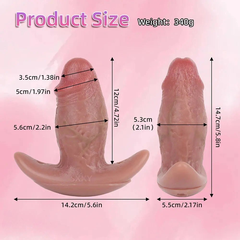 Flesh tone vibrating role play butt plug, photo 4