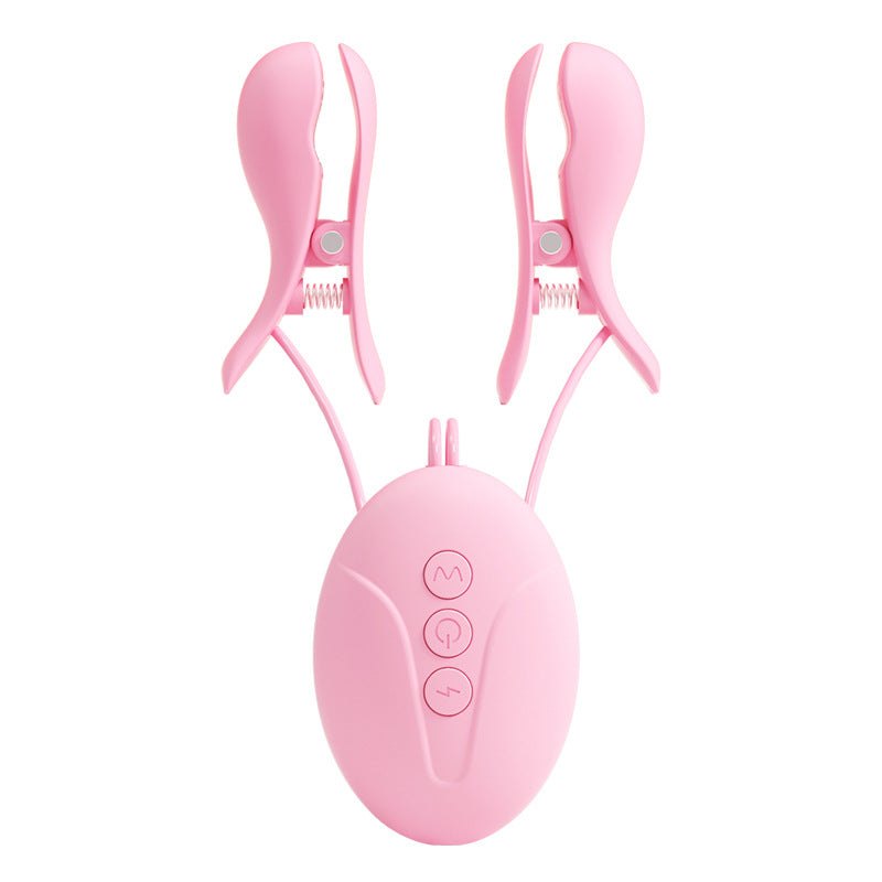 Pink silicone nipple spring clip clamps, photo 2