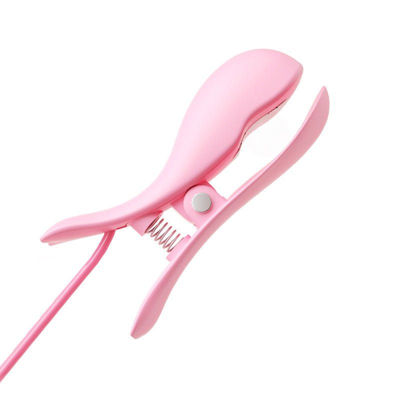 Pink silicone nipple spring clip clamps, photo 7