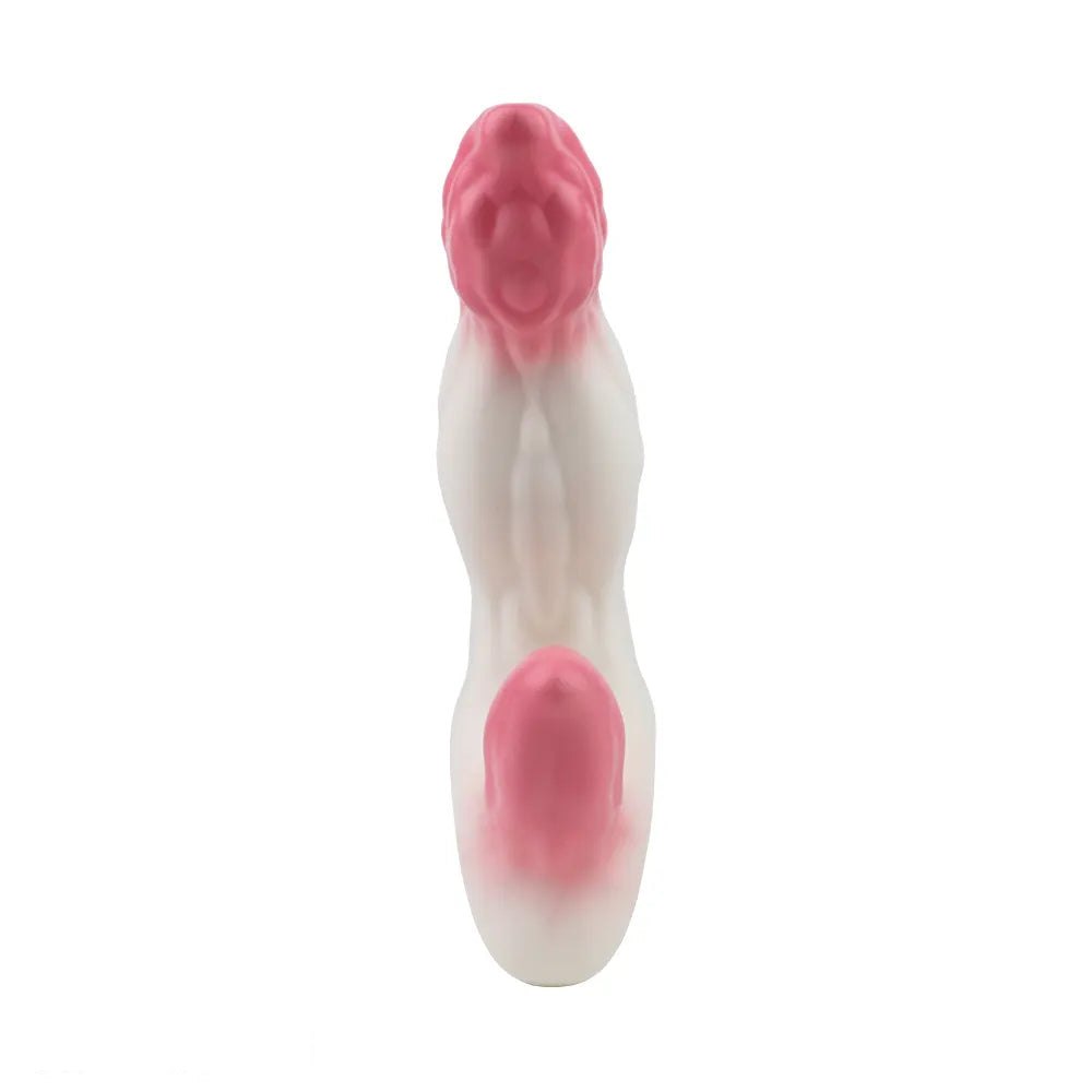 Forked wearable vibrating silicone dildo, photo 12