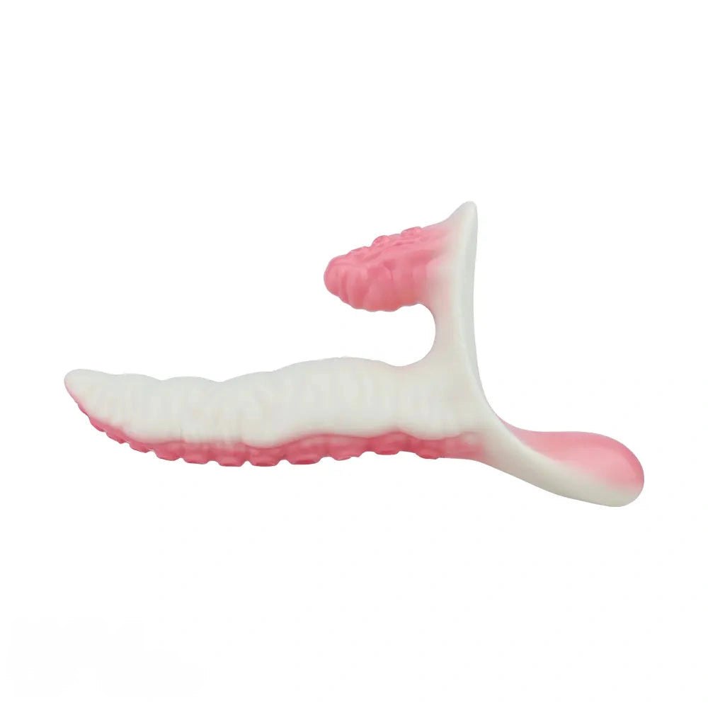 Mixed color vibrating tentacle strap-on dildo, photo 6