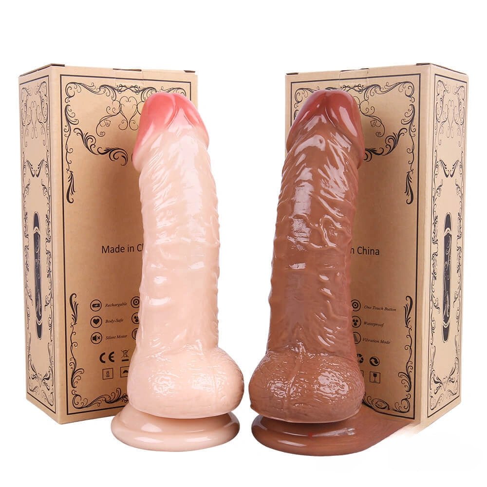Vibrating suction cup dildo, photo 1