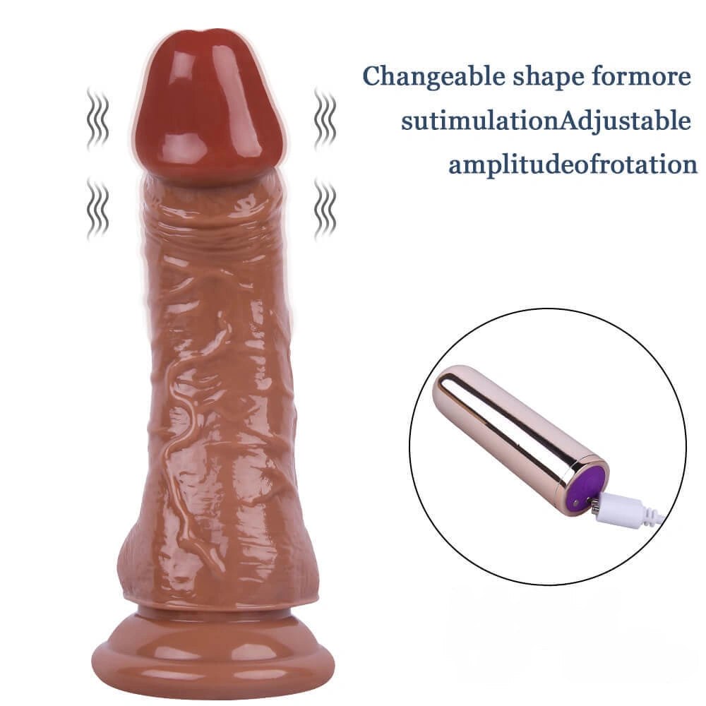 Vibrating suction cup dildo, photo 5