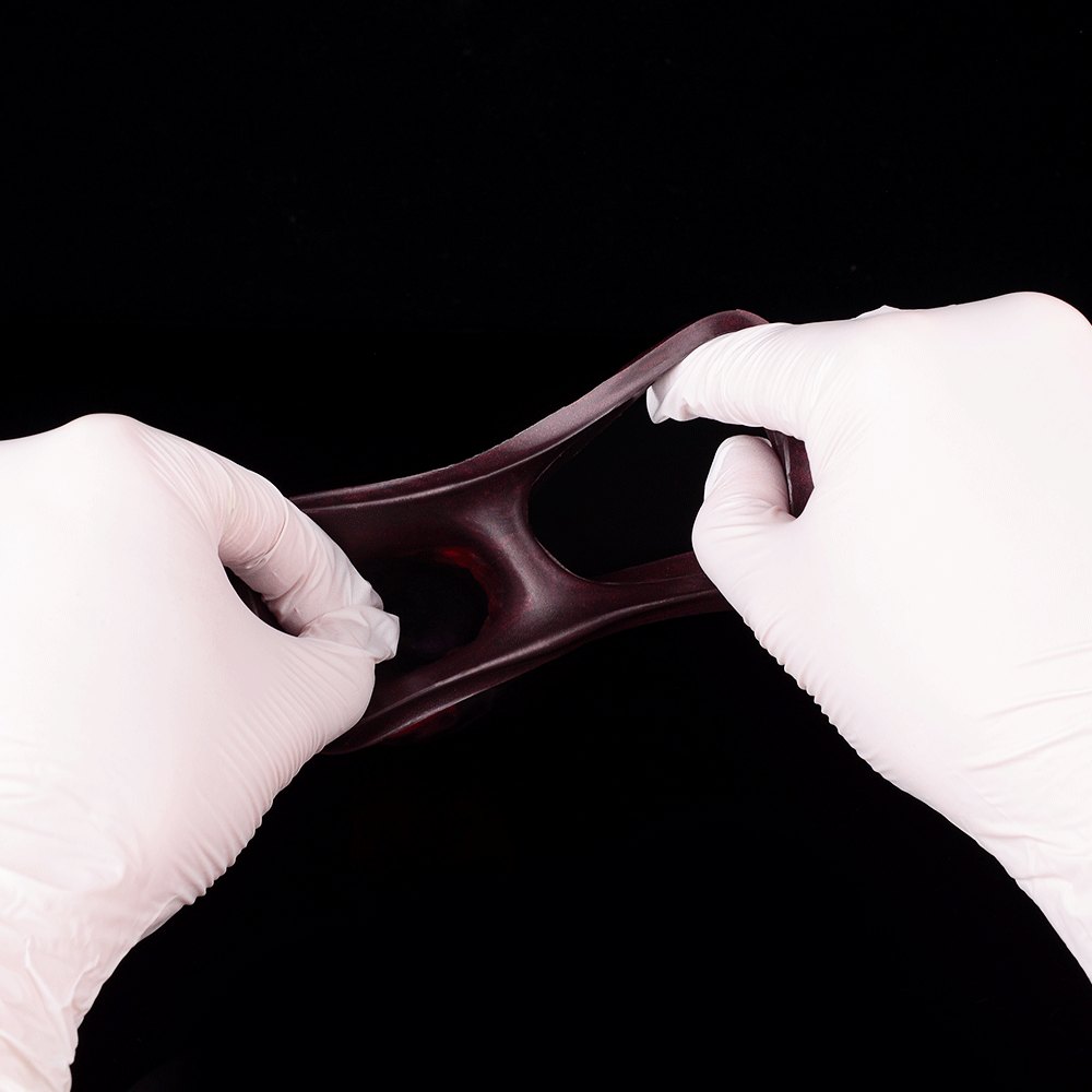 Red silicone tentacle cock sleeve, photo 6