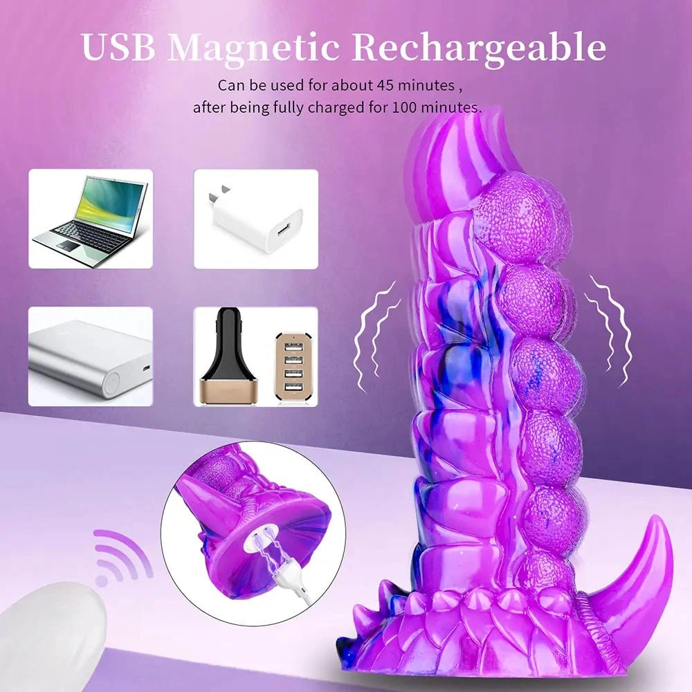 Multi-tone vibrating tentacle silicone dildo, photo 10