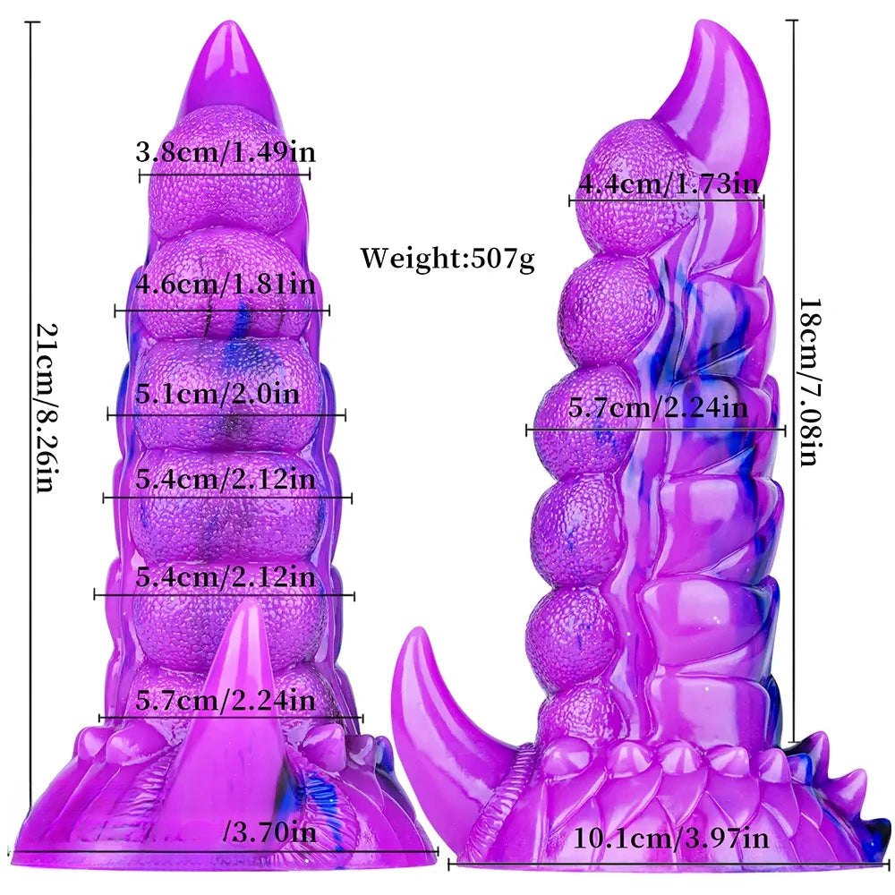 Multi-tone vibrating tentacle silicone dildo, photo 11