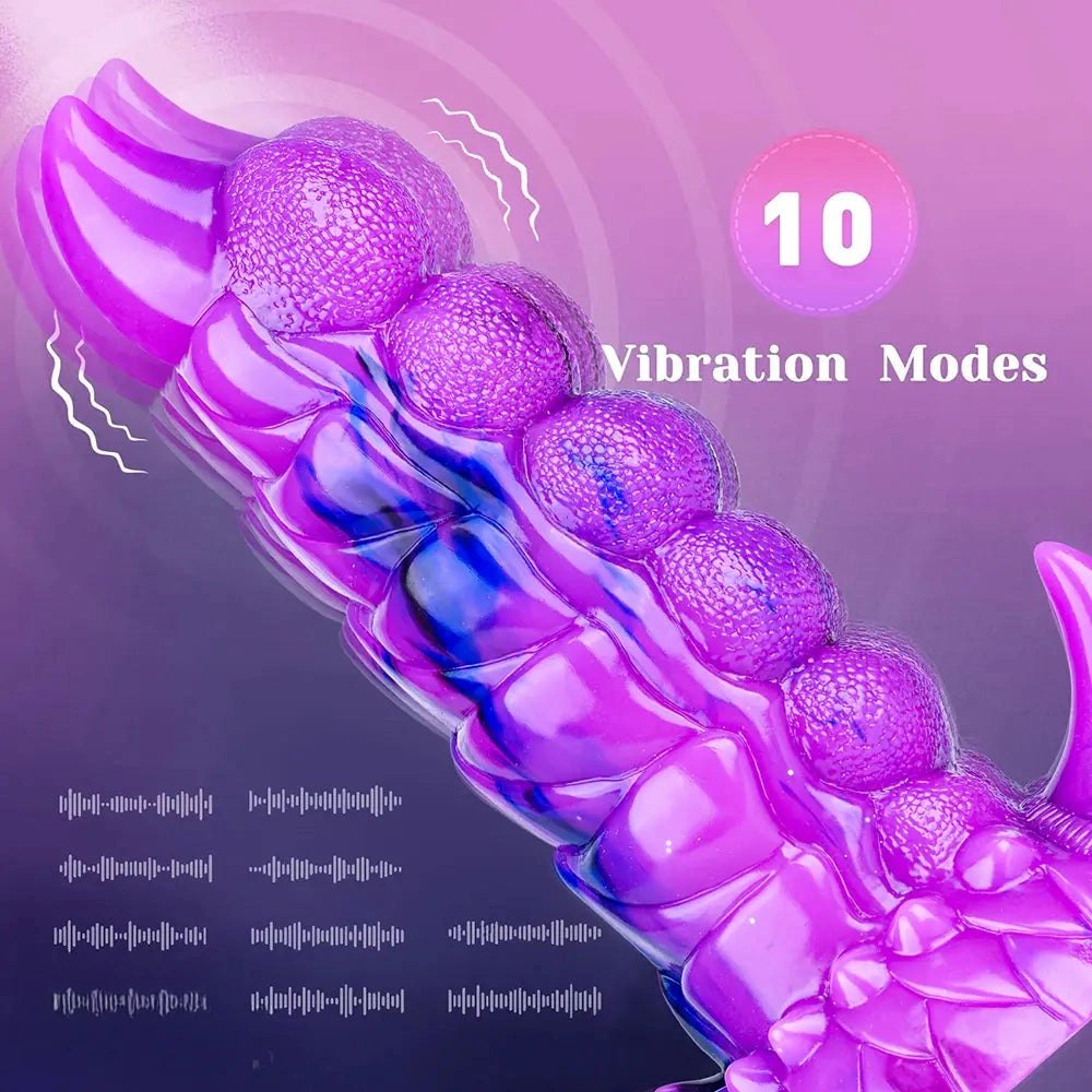 Multi-tone vibrating tentacle silicone dildo, photo 6
