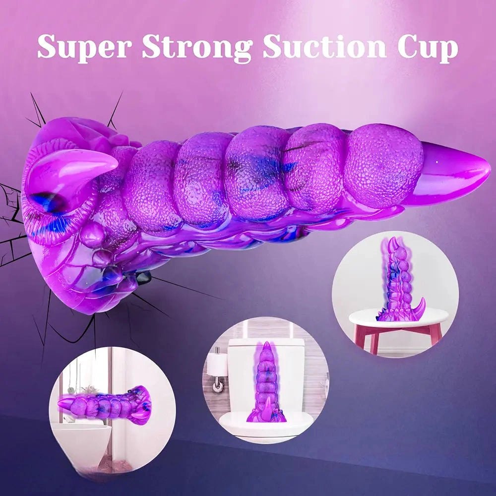 Multi-tone vibrating tentacle silicone dildo, photo 9