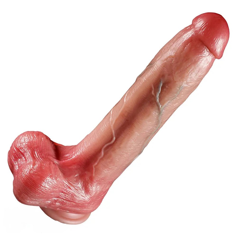 Flesh vibrating thrusting realistic dildo, photo 4