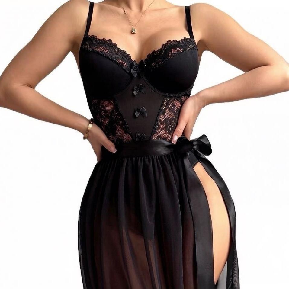 Victorian lace corset chemise dress, photo 5