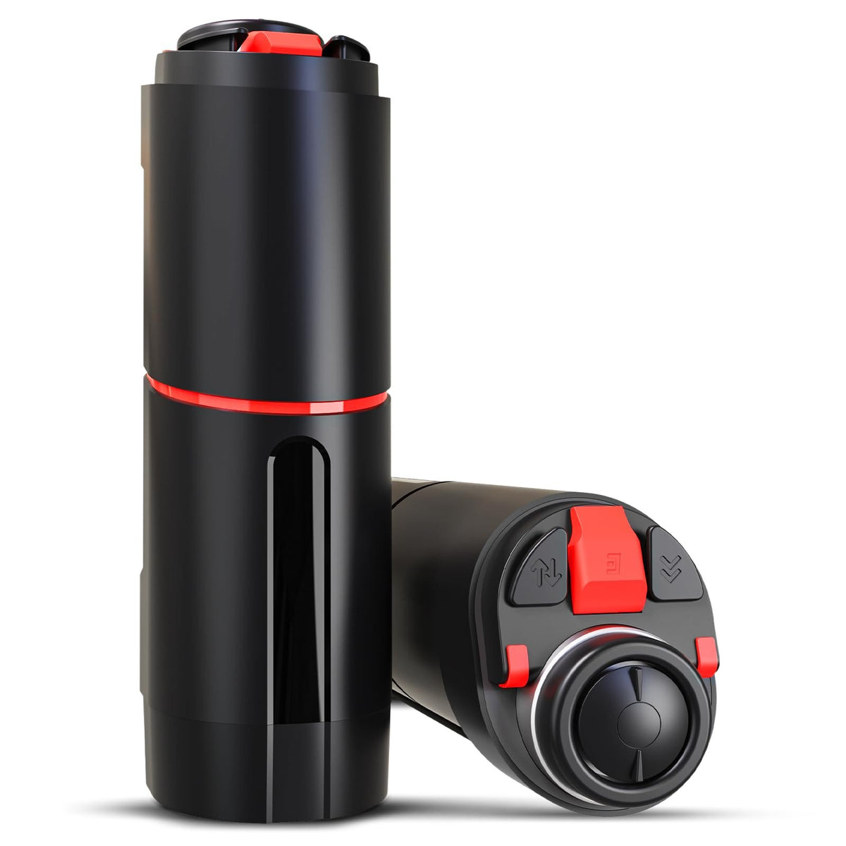 Black automatic voice function male masturbator cup