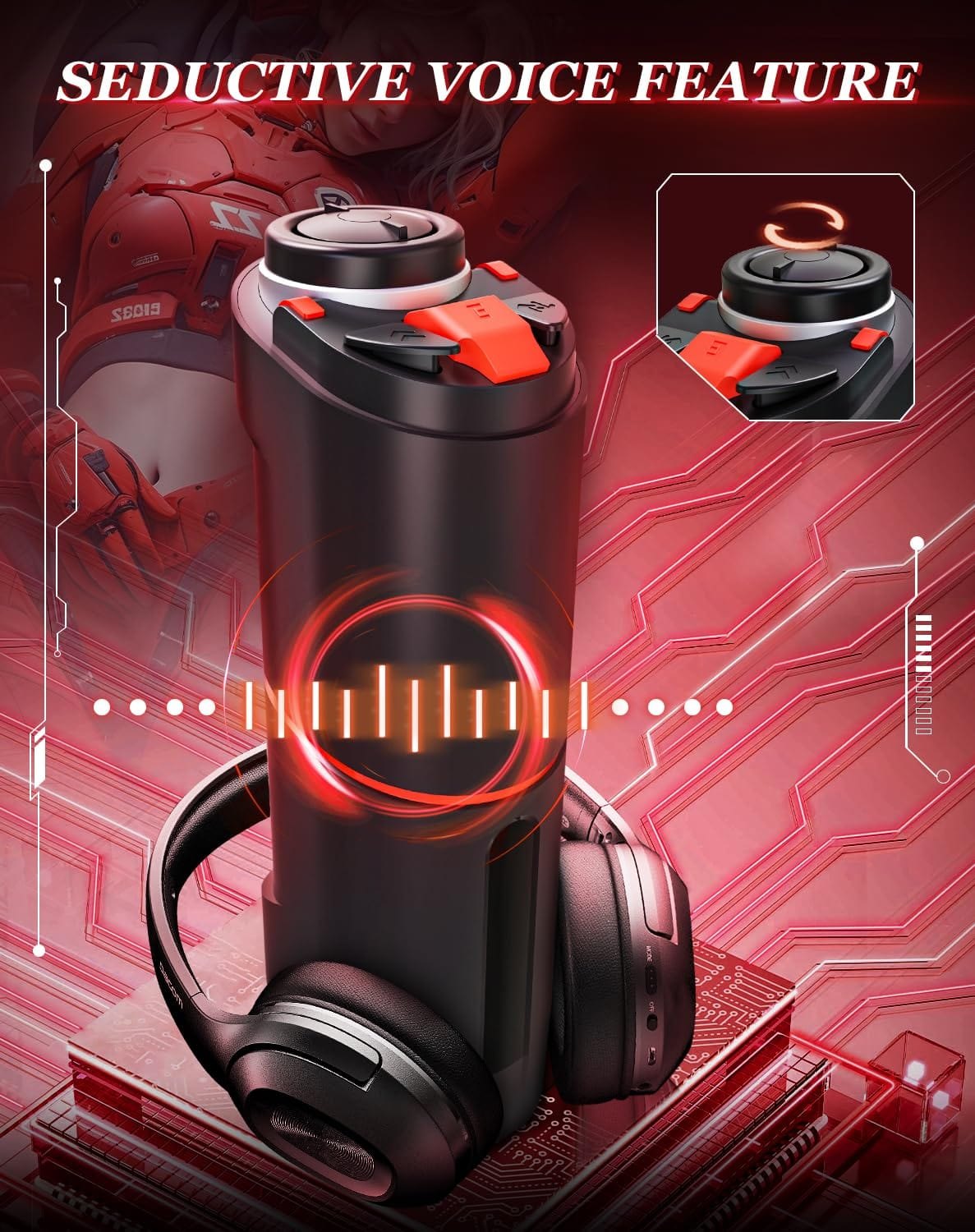 Automatic voice function male masturbator cup, photo 4