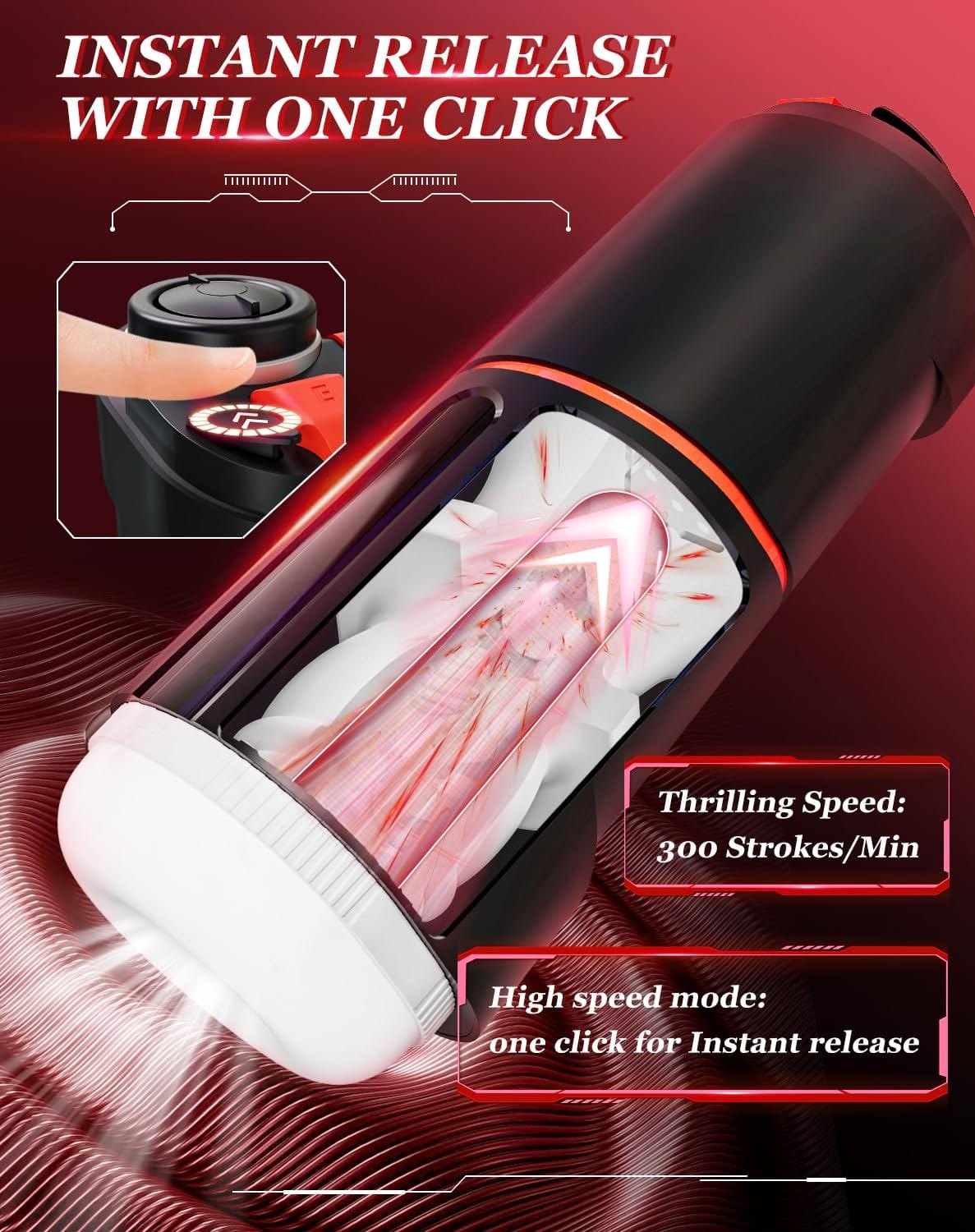 Automatic voice function male masturbator cup, photo 7