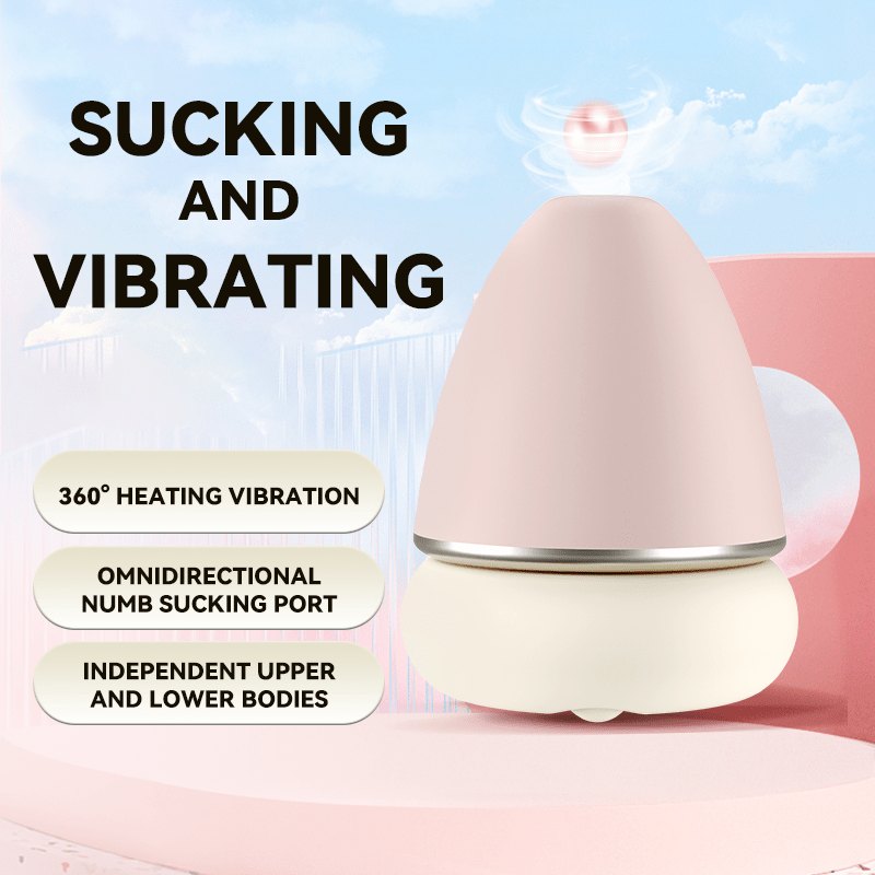 Egg shaped silicone clit sucking vibrator, photo 5
