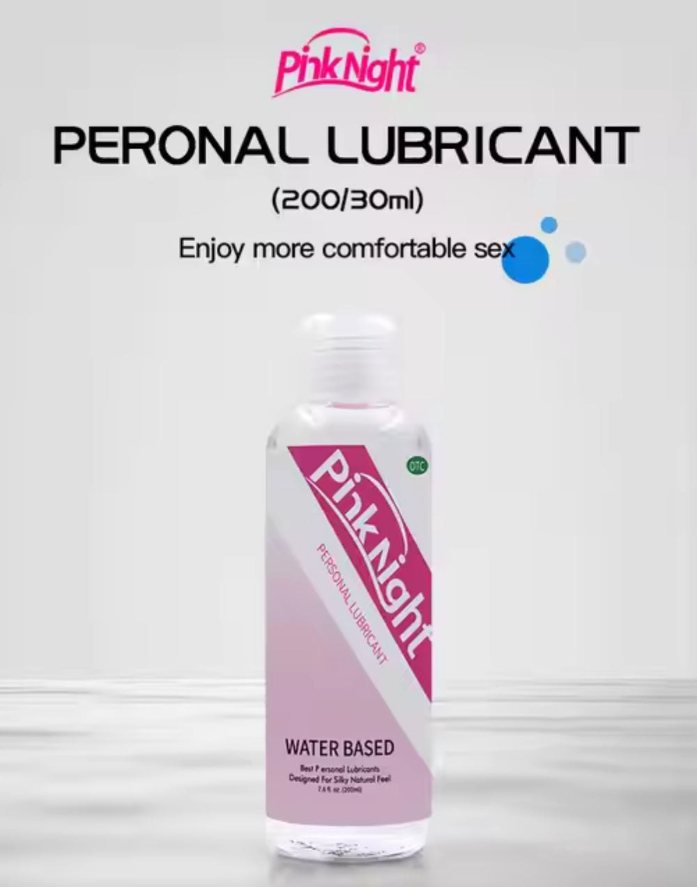 Clear water-based lubricant bottle 200ml, photo 4