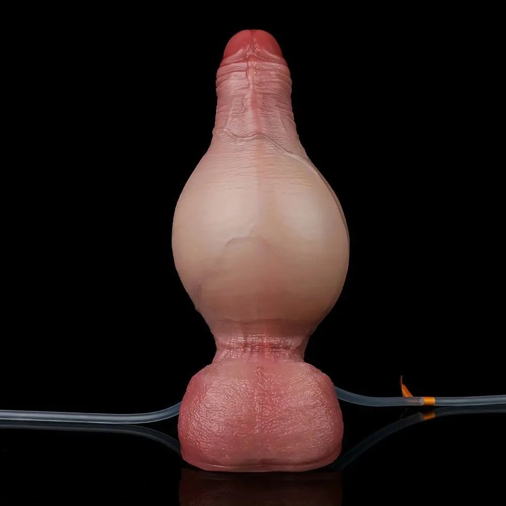 Flesh-tone anal water spray dildo, photo 4