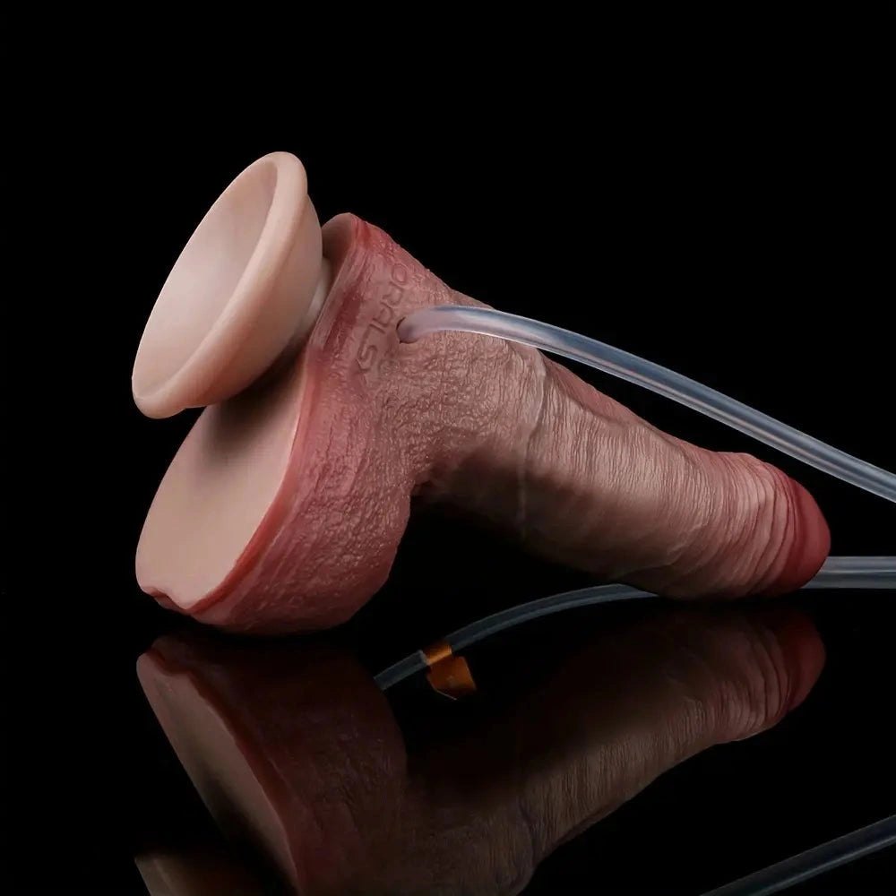 Flesh-tone anal water spray dildo, photo 7