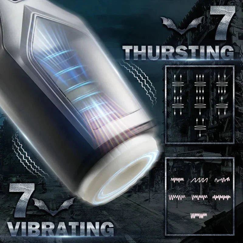 Black waterproof male masturbator, photo 3