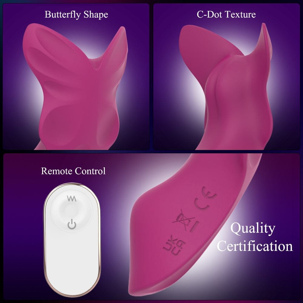 Wearable butterfly vibrating egg with remote control, photo 2