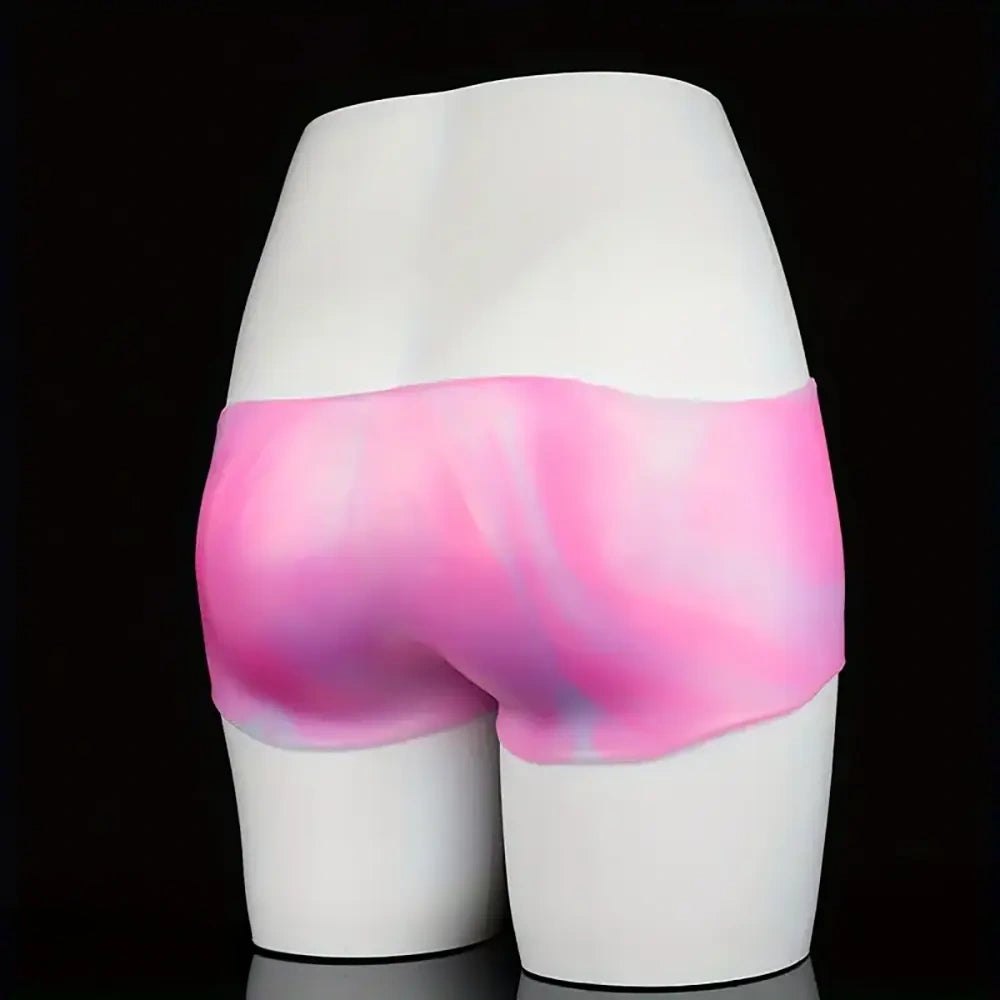 Colorful silicone dog knot wearable panty dildo, photo 2