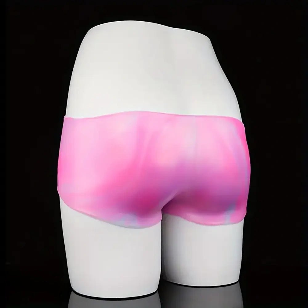 Colorful silicone dog knot wearable panty dildo, photo 4