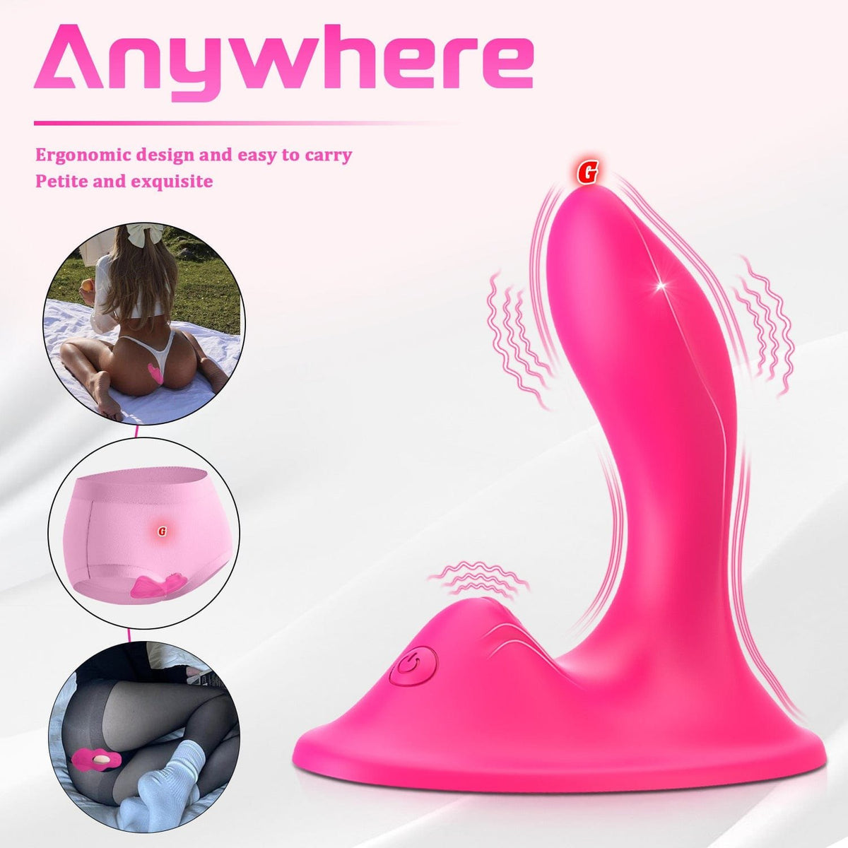 Wearable dual motor clitoral g-spot vibrator, photo 6