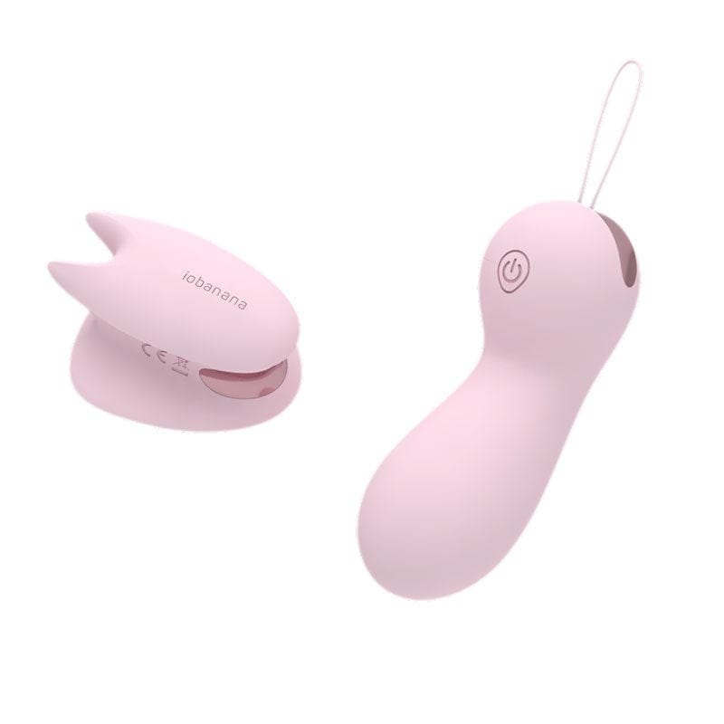 Pink wearable heating clit stimulator